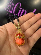 Load image into Gallery viewer, Pulsera "Llamador de Angeles" con Cascabel Naranja (Arcangel Gabriel)