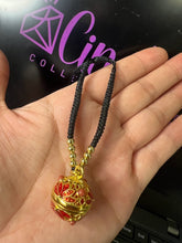 Load image into Gallery viewer, Pulsera "Llamador de Angeles" con Cascabel Naranja (Arcangel Gabriel)