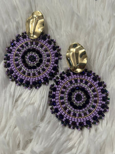 Collection Mi Tierra Morado sensation Earrings