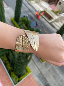 Bronze Leaf Cuff