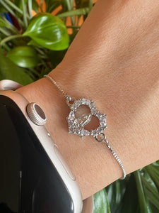 Silver Virgencita Bracelet