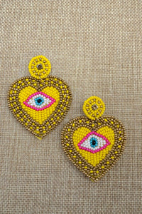 Yellow Leena Earrings