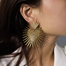 Load image into Gallery viewer, Rossana Gold Spikes Earrings
