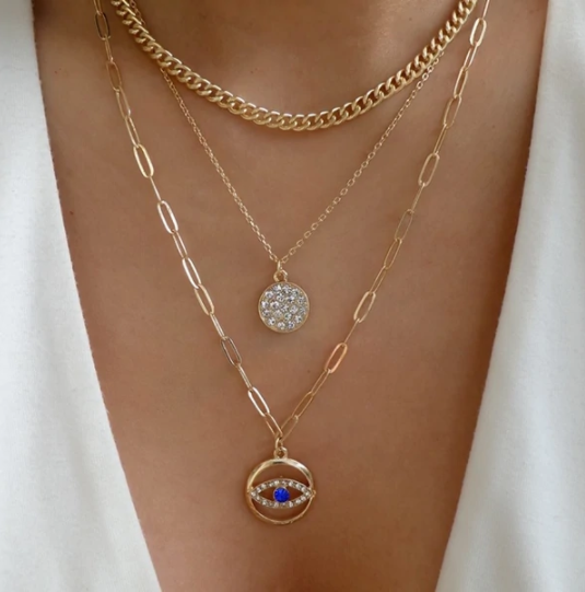 Evil Eye Layer Necklace | Urban Outfitters Singapore Official Site