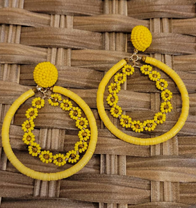 Gretsha Sunflower Earrings