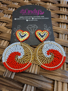 Collection Mi Tierra Handmade Heart Shape Earrings