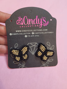 Black Handmade Earrings (Topito)