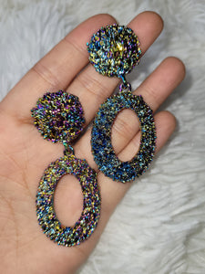 Multi-Tone Statement Earrings