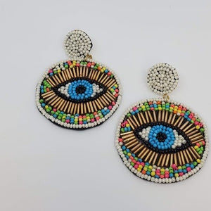 103. Handmade Evil Eye Earrings