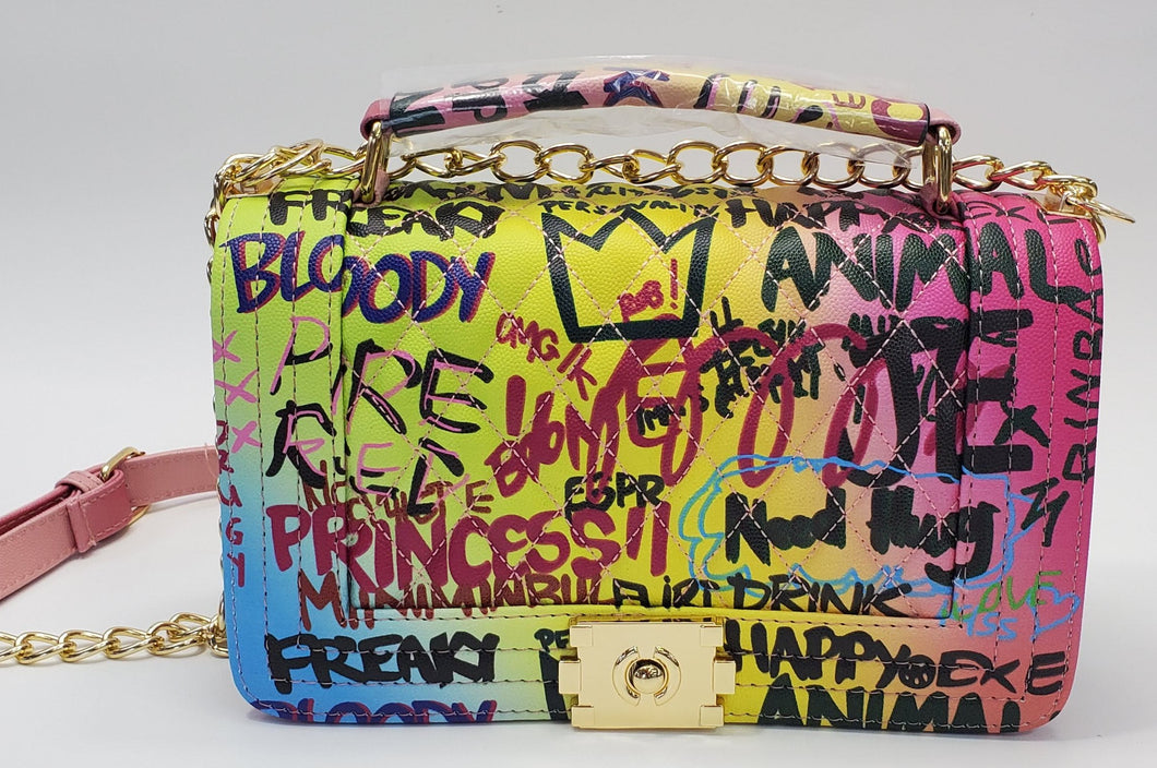 Glam Graffiti Purse