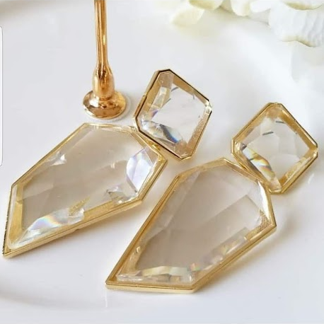 Clear Glam Earrings