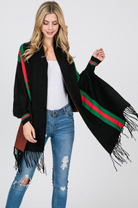 Fashion Poncho (Negro)