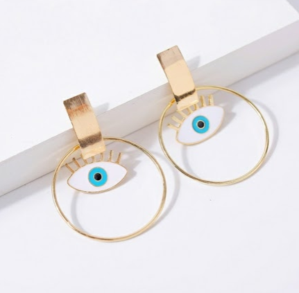 GOLD_WHITE EVIL EYE