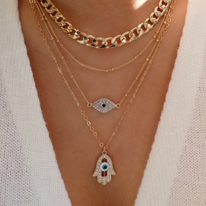 Gloria's Evil Eye Necklace Set