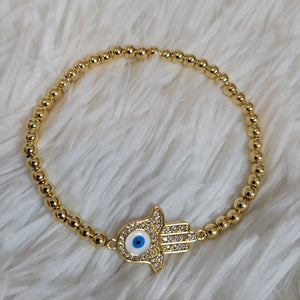 Hamsa Bracelet (acero inoxidable)