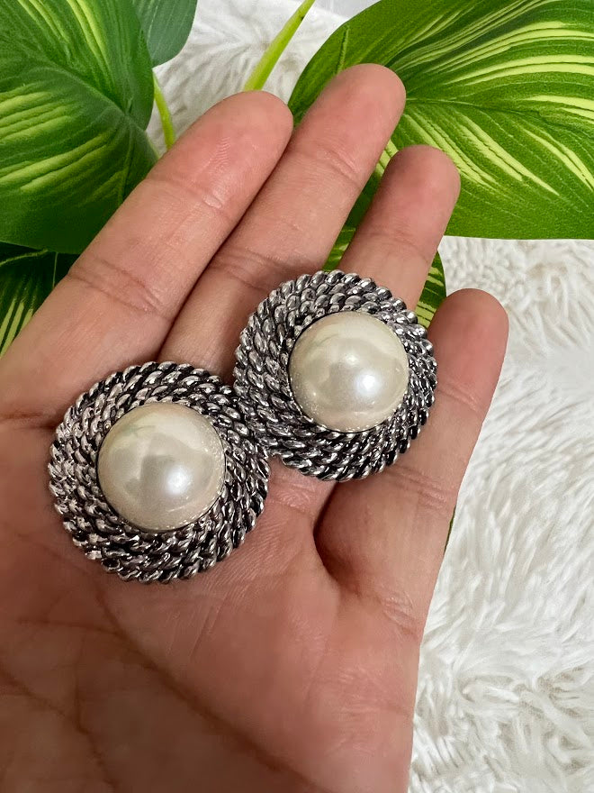 SALE Pearls Statement Earrings SALE