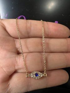 Gold Bracelet Evil Eye