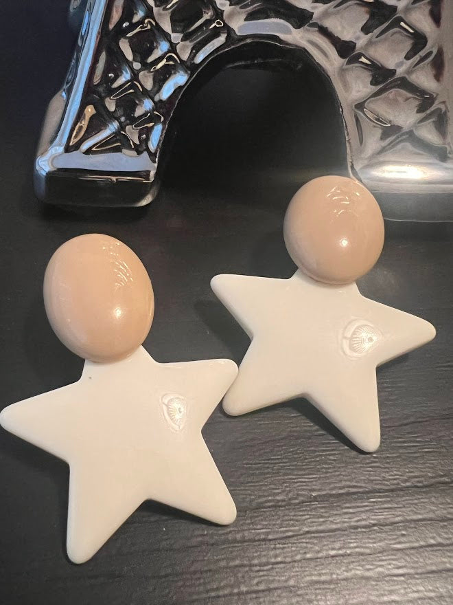 Resin Star Earrings M3