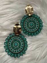 Load image into Gallery viewer, Collection Mi Tierra Mary Forest Handmade Earrings
