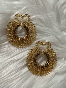 Collection Mi Tierra Cindy Gold Handmade Earrings