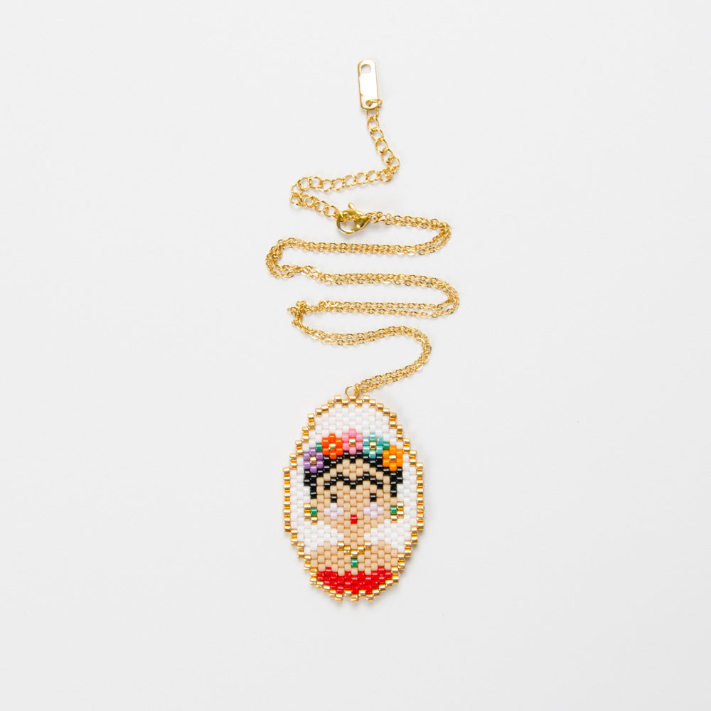 Frida Necklace Handmade