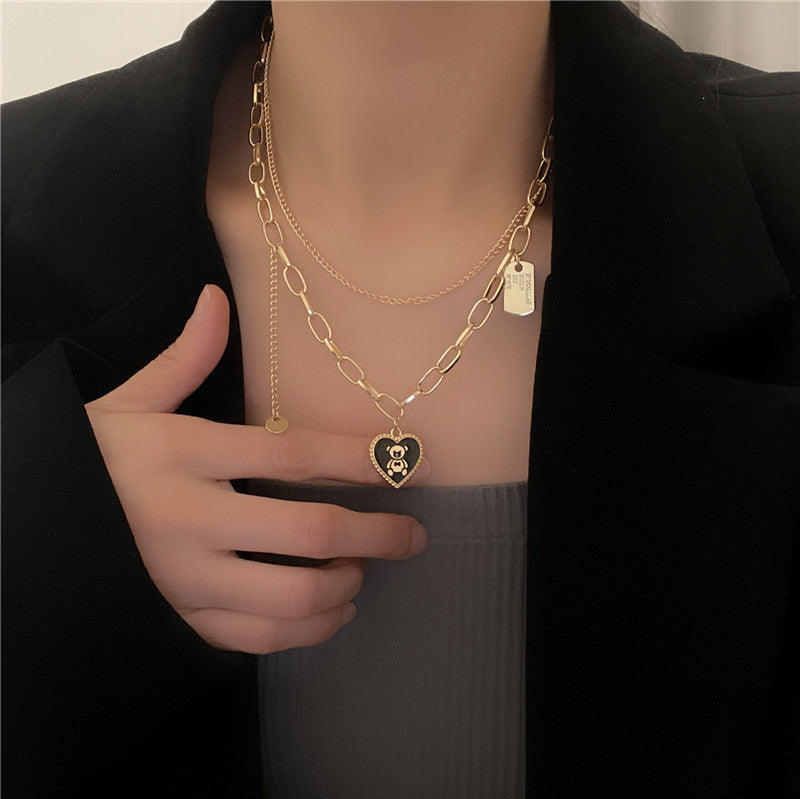 Teddy Layer Gold Necklaces