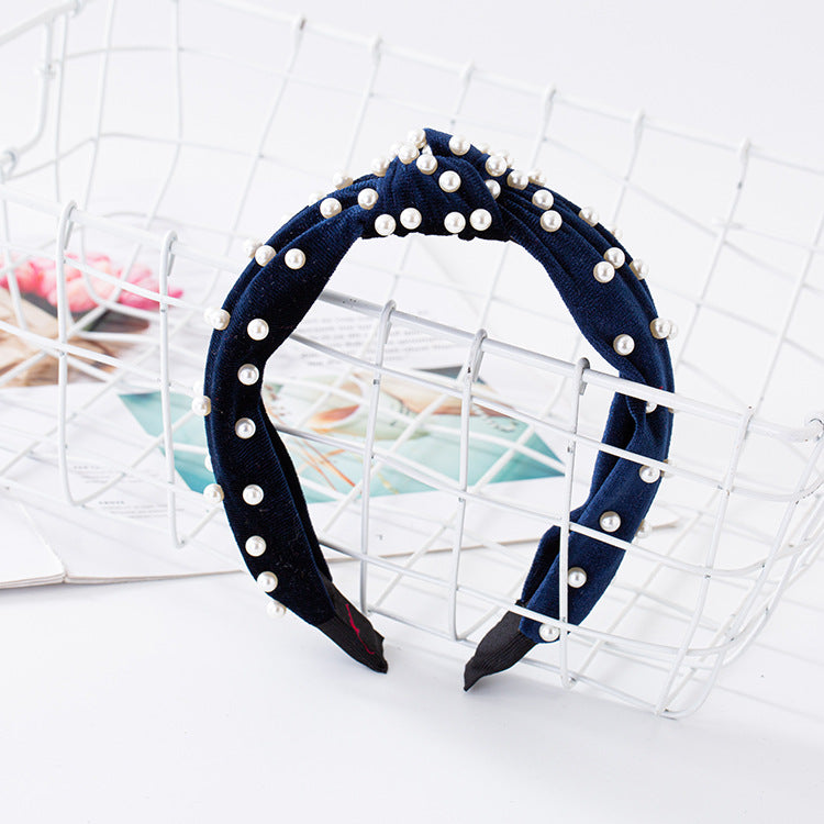 Velvet Pearl Hairband