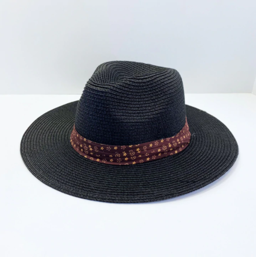 Black Fashion Fedora (Model 2)