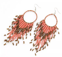 Load image into Gallery viewer, Tassel Beaded Earrings
