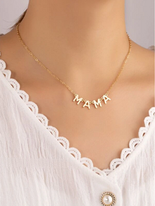 Gold MAMA Necklace