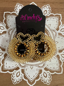 Collection Mi Tierra Cindy Gold Handmade Earrings