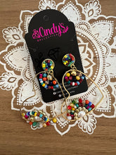 Load image into Gallery viewer, Heart with Beads Handmade Earrings
