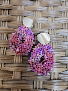 Handmade Purple Earrings