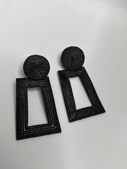 Max Black Statement Earrings