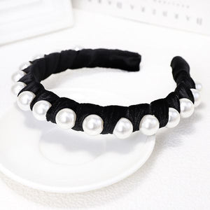 Black Pearls Headband