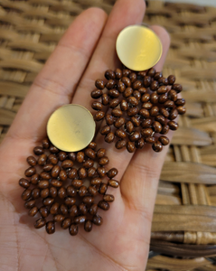 Handmade Coffee style Earrings