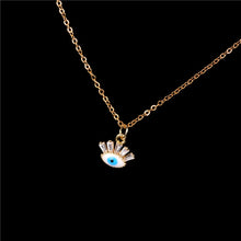 Load image into Gallery viewer, Evil Eye Zircon Neckalce
