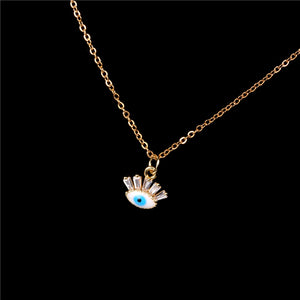 Evil Eye Zircon Neckalce