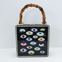 Load image into Gallery viewer, Evil Eye Acrylic Design Purse
