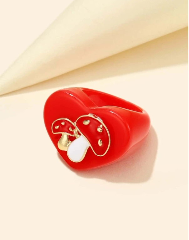 Mushroom Resin Ring