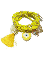 Load image into Gallery viewer, Semanario evil eye Amarillo
