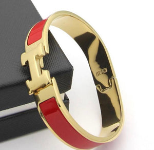 Red "H" Bangle