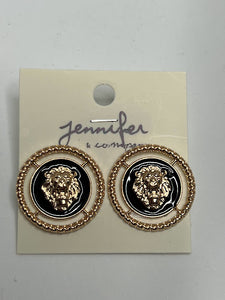 Lions Stud Earrings