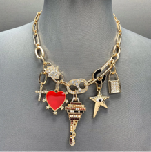 Load image into Gallery viewer, Multi Charm Set of Necklaces
