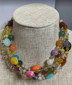 Multicolor Layers Necklace