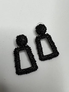 Black Statement Earrings