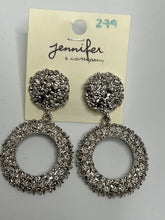 Load image into Gallery viewer, Silver Statement Earrings
